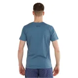 Pánské tričko s krátkým rukávem FUNDANGO Jaggy Pocket T-shirt-460-turkis · záber 2
