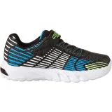 Chlapecká rekreační obuv SKECHERS S Lights Flex Glow Elite K black lime · záber 4