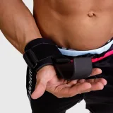 Fitness háky Iron Aesthetics Lifting hooks, čierne · záber 4