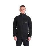 Pánská turistická fleece mikina se zipem NORTHFINDER FULVIO-269black · záber 2