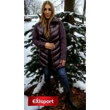 Dámská turistická softshellová bunda NORTHFINDER MARGIE-532-darkplum · záber 2
