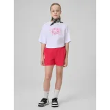 Dívčí kraťasy 4F JUNIOR SHORTS CAS F775-53S-DARK PINK · záber 3