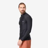 DECATHLON Pánsky top 500 na surf s ochranou UPF50+ na zips čierny M · záber 2