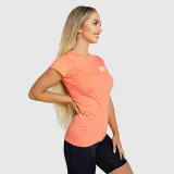 Dámske fitness tričko Iron Aesthetics Fit, oranžové · záber 3