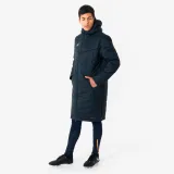 KIPSTA Dlhá futbalová bunda (parka) pre dospelých čierna 2XL · záber 1