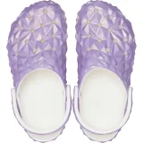 Kroksy (rekreační obuv) CROCS Classic Iridescent Geo Clog white · záber 3