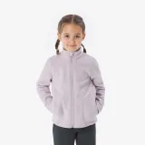 QUECHUA Detská fleecová turistická mikina MH100 2 ‒ 6 r. modrá 3-4 r (96-102 cm) · záber 1
