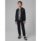 Chlapčenská tréningová mikina so zipsom 4F JUNIOR SWEATSHIRT FNK M690-20S-DEEP BLACK · záber 5