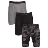 Pánske boxerky UNDER ARMOUR 3 PACK-UA PERFORMANCE TECH - PRINT 9 inch-BLK · záber 1