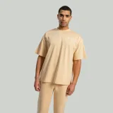 STRIX Muška oversized majica Sandshell - Veličina: M | Boja: Krem | Težina: 0,23 g | Pakiranje: 90 · záber 3