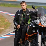 Pánske moto nohavice W-TEC Rusnac Farba čierna, · záber 4