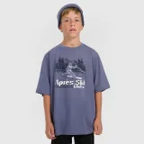 T-shirt loose s potiskem chlapecký - tmavě modrý · záber 1
