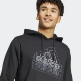 Pánská mikina s kapucí ADIDAS M TECH BOS H-IW2636-Black · záber 4