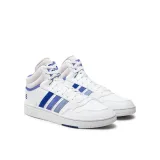 Pánská rekreační obuv ADIDAS Hoops 3.0 Mid cloud white blue spark semi cobalt blue · záber 2