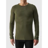 Pánské termo tričko s dlouhým rukávem 4F SEAMLESS UNDERWEAR-WAW24USEAM172-43S-KHAKI · záber 3