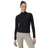 Dámska tréningová mikina so zipsom 4F SWEATSHIRT FNK F0850-20S-DEEP BLACK · záber 1