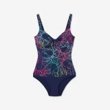 DECATHLON Dámske jednodielne plavky Doli Nenu zoštíhľujúce L-XL · záber 2