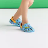 Chlapecké kroksy (rekreační obuv) COQUI Little Frog light blue light orange · záber 4