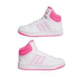 Dívčí rekreační obuv ADIDAS Hoops 3.0 Mid K cloud white orchid fusion lucid pink · záber 5