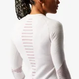 WEDZE Dámske lyžiarske spodné tričko BL900 vlna merino pohodlné bezšvové béžovo-ružové L-XL · záber 2
