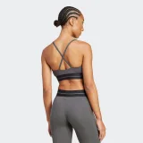 Dámská sportovní tréninková podprsenka ADIDAS HYG RIB BRALETT GRESIX BLACK · záber 4