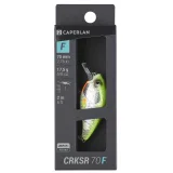 CAPERLAN Wobler Crankbait Shallow Runner WXM CRKSR 70 F biely so žltým chrbtom bez · záber 2