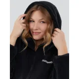 Dámská mikina se zipem FUNDANGO Sansa Hybrid Jacket-780-antracit · záber 2