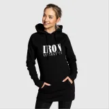 Dámska mikina Iron Aesthetics Longline, čierna · záber 1
