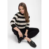 Dámský svetr VOLCANO S-TESS-102M 700-BEIGE MEL BLACK · záber 3
