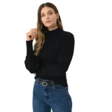 Dámský svetr VOLCANO S-MOKA-700-BLACK · záber 1
