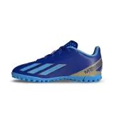 Chlapecké fotbalové kopačky turfy ADIDAS X Crazyfast Messi Jr TF lucid blue blue burst cloud white · záber 2
