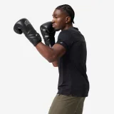 DOMYOS Boxerské penové rukavice z monobloku pre skúsených čierne 16 oz · záber 2