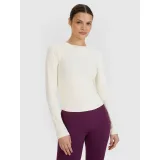 Dámské tréninkové tričko s dlouhým rukávem 4F LONGSLEEVE FNK F403-11S-OFF WHITE · záber 3