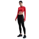 Dámske kompresné legíny NIKE W NP 365 MR TIGHT GG GRX BLACK WHITE · záber 2