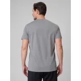 Pánské tréninkové tričko s krátkým rukávem 4F TSHIRT FNK M2140-25M-GREY MELANGE · záber 4