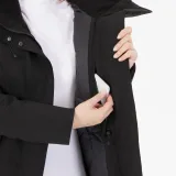 QUECHUA Dámska nepremokavá turistická parka NH500 čierna S · záber 2
