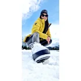Dámske členkové zimné topánky MOON BOOT ICON LOW NYLON, 002 white · záber 4