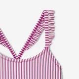 DECATHLON Dievčenské jednodielne plavky Lila Lanza fialové 5-6 r (113-122 cm) · záber 2