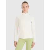 Dámská tréninková mikina se zipem 4F SWEATSHIRT FNK F467-11S-OFF WHITE · záber 2