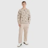 Pánské kalhoty casual cargo - béžové · záber 1