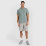 Pánské regular polo tričko - khaki · záber 2