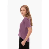 Dámské tričko s krátkým rukávem VOLCANO LEA-402-VIOLET · záber 3