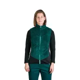 Dámská turistická fleece vesta NORTHFINDER DEE-630inkblueblack · záber 3