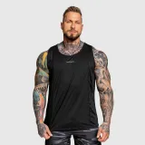 Pánske funkčné tielko Iron Aesthetics Camo Mesh, čierne · záber 4