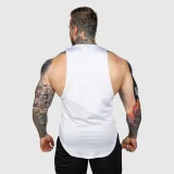 Tréningové tielko Iron Aesthetics Gym Tank, biele · záber 2