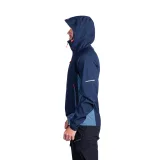 Pánská turistická softshellová bunda NORTHFINDER CIRO-387blueblue · záber 2
