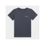 Dívčí tričko s krátkým rukávem 4F JUNIOR TSHIRT F2886-22S-ANTHRACITE · záber 3