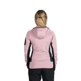 Dámská turistická mikina se zipem NORTHFINDER COLEEN-521roseblack · záber 3