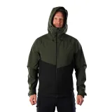 Pánska turistická bunda s kapucňou NORTHFINDER CLIFTON 550blackdarkgreen · záber 3