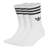 Ponožky ADIDAS ORIGINALS 3 PACK-CREW S 3P-WHITE WHITE WHITE · záber 2
